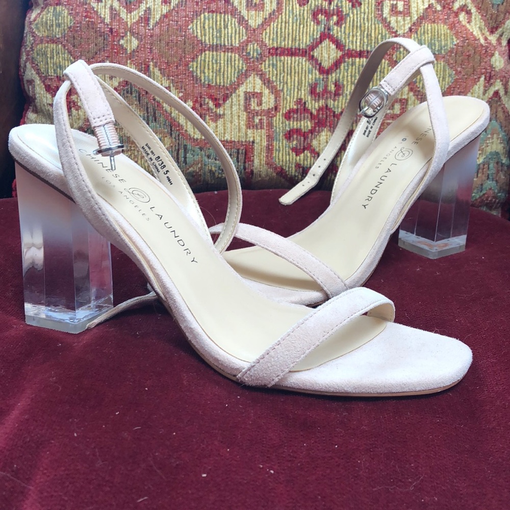 Chinese laundry Shanie clear heel sandal